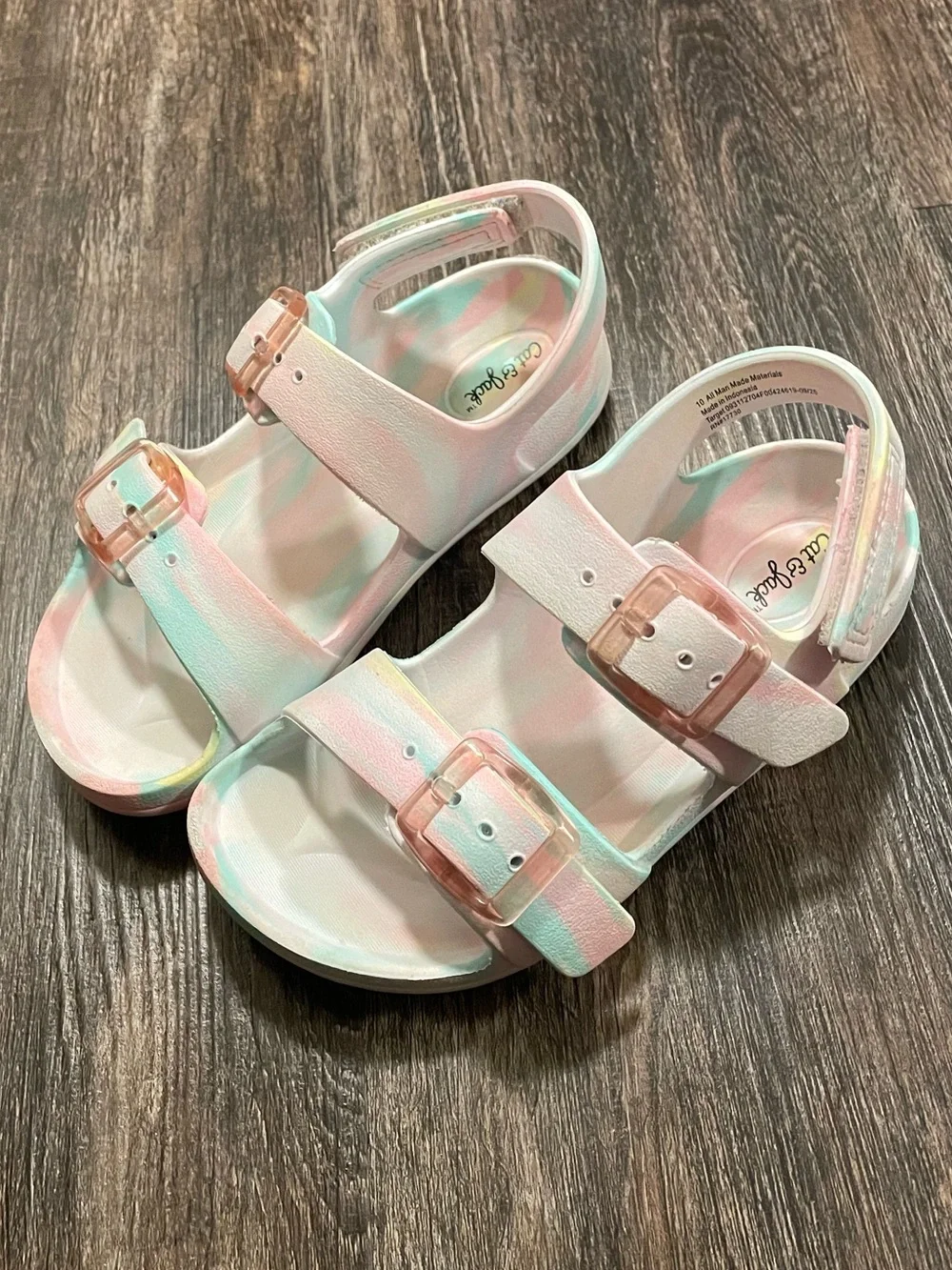 Cat & Jack Marbled Sandals 10